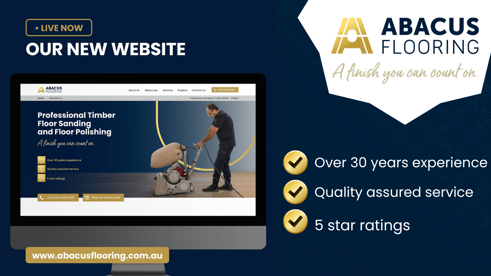 Unveiling Abacus Flooring’s New Website: A Seamless Flooring Experience