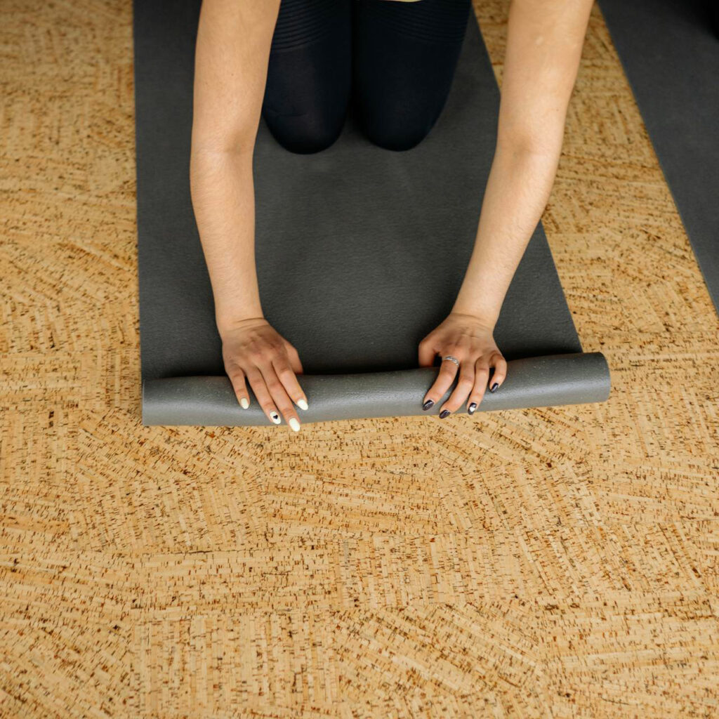 Cork floor
